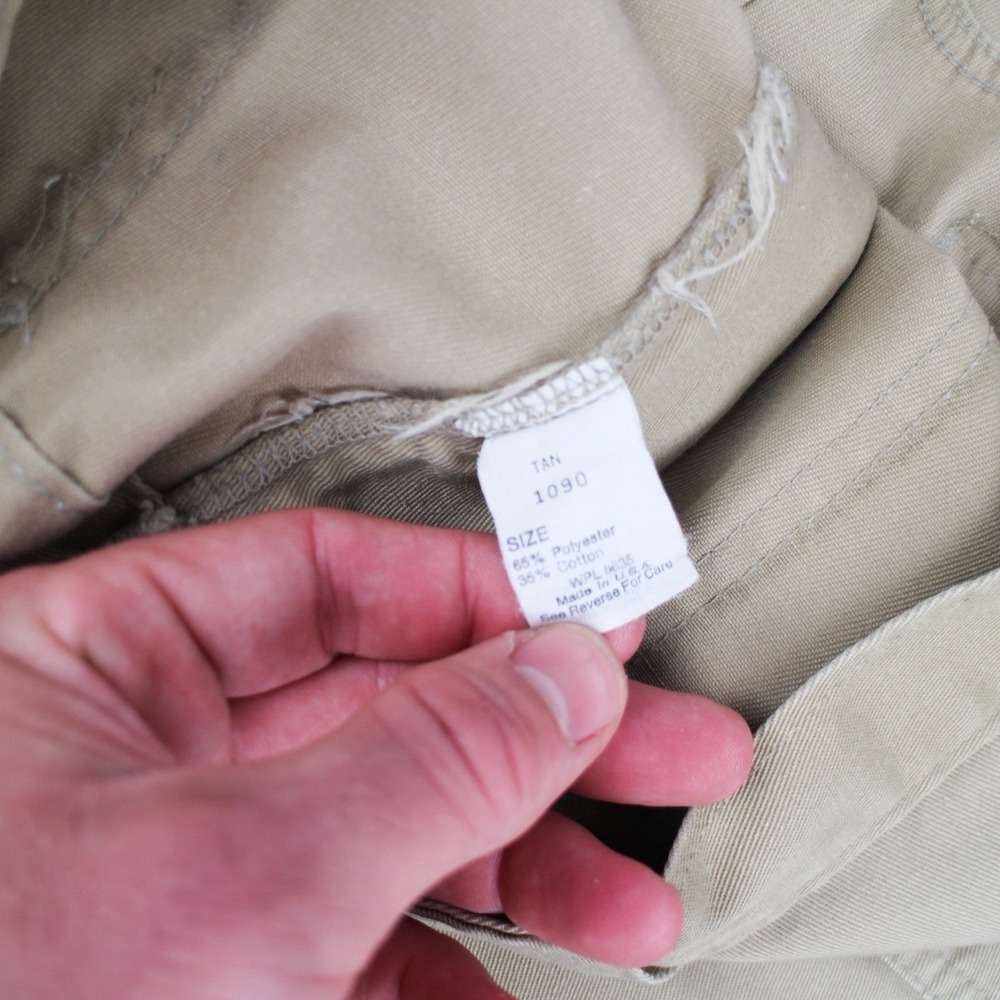 Vintage Khaki Cargo Shorts Women's Size 34 High Rise Utility - Picture 3 of 7